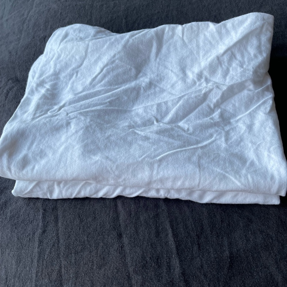 Coyuchi organic pillowcases white set size Queen